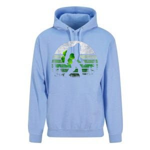 St Patricks Day Bigfoot Irish Shamrock Sasquatch Clover Leaf Unisex Surf Hoodie