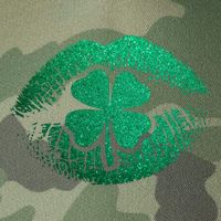 St PatrickS Day Irish Leaf Clover Lips Legacy Tie Dye Trucker Hat
