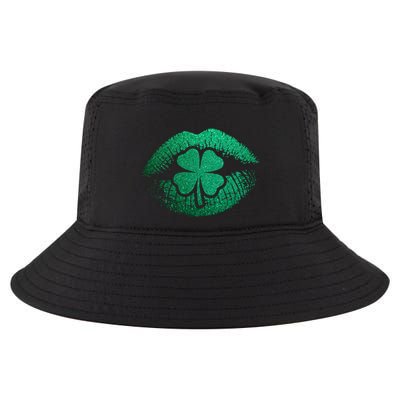 St PatrickS Day Irish Leaf Clover Lips Cool Comfort Performance Bucket Hat