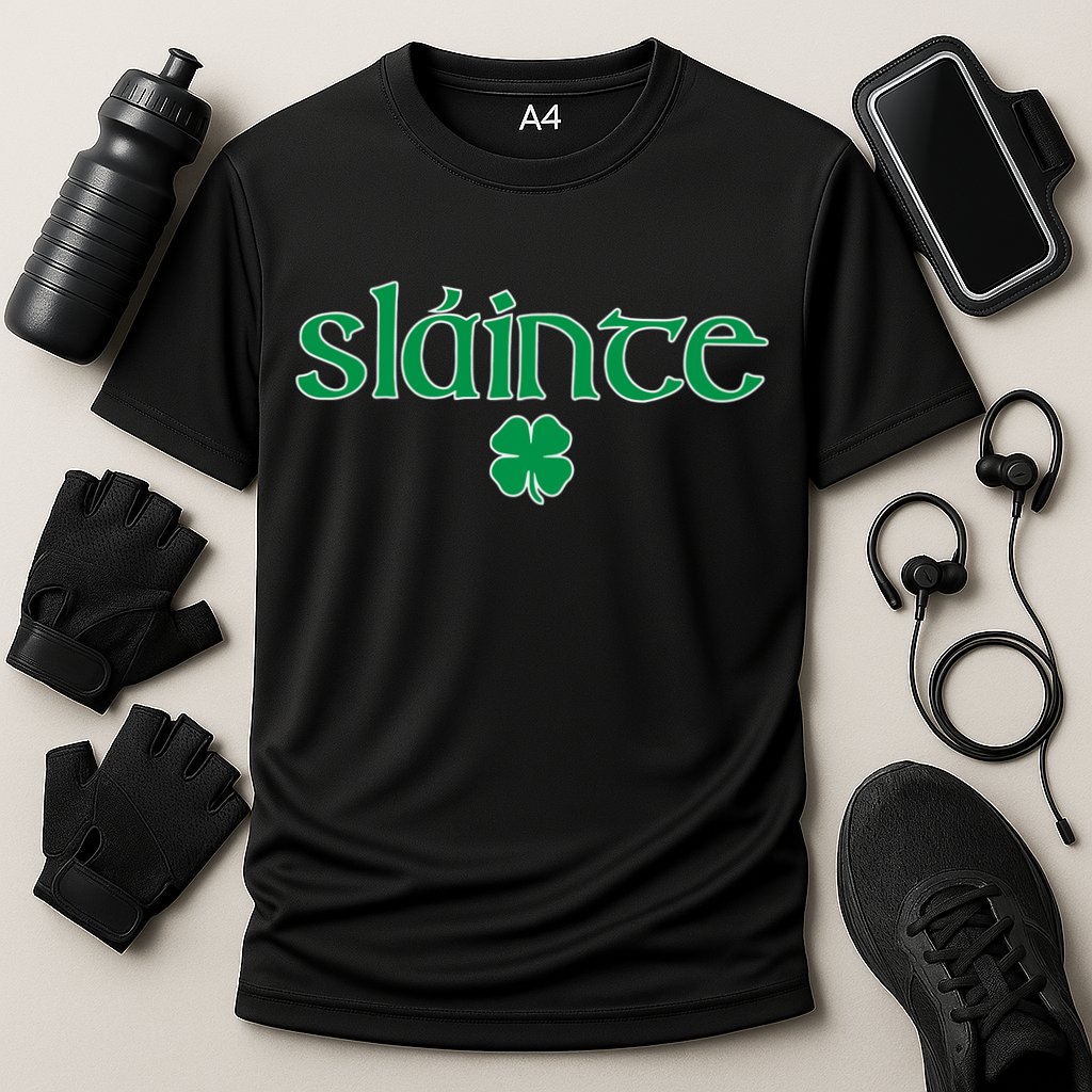 Slainte Patricks Day Shamrock Performance Shirt