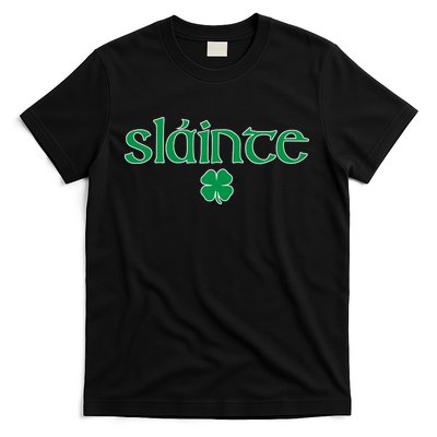 Slainte Patricks Day Shamrock T-Shirt