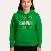 St Patricks Day Teacher Shirt One Lucky Teacher Shamrock Hoodie