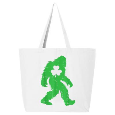 St Patricks Day Bigfoot Sasquatch Shamrock 25L Jumbo Tote