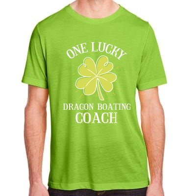 St Patricks Day Cool Gift Lucky Dragon Boating Coach Gift Adult ChromaSoft Performance T-Shirt