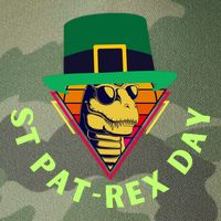 St Patrex Day Funny St Patricks Day Legacy Tie Dye Trucker Hat