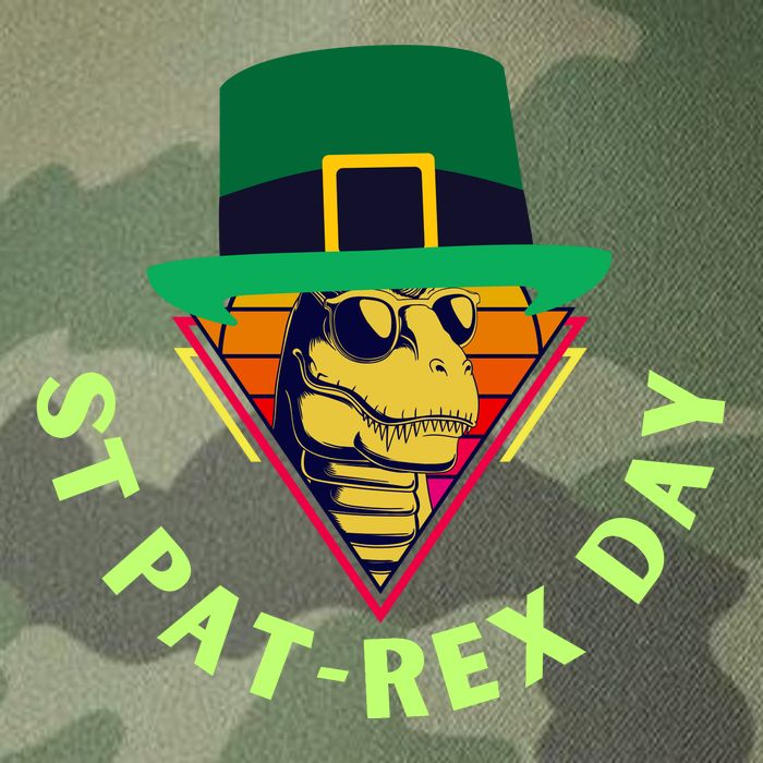 St Patrex Day Funny St Patricks Day Legacy Tie Dye Trucker Hat