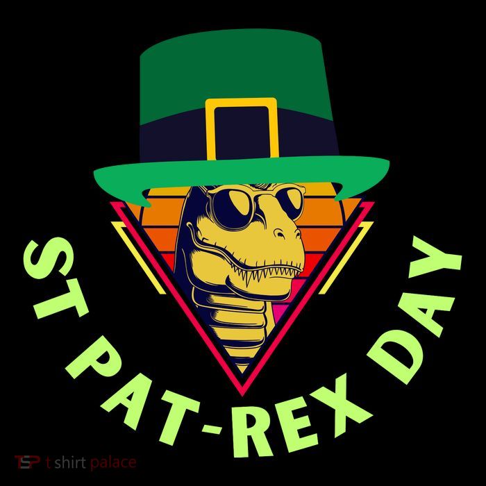 St Patrex Day Funny St Patricks Day Flexfit Unipanel Trucker Cap