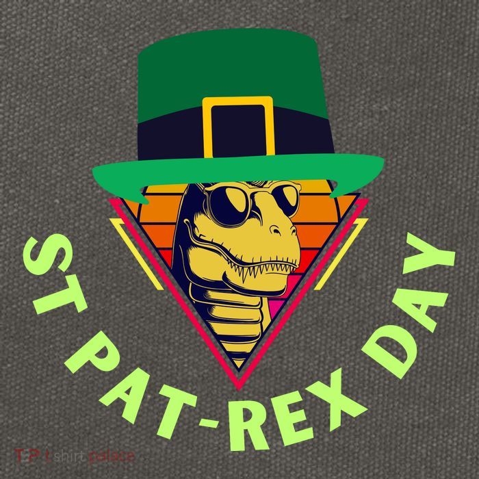 St Patrex Day Funny St Patricks Day Cotton Canvas Backpack