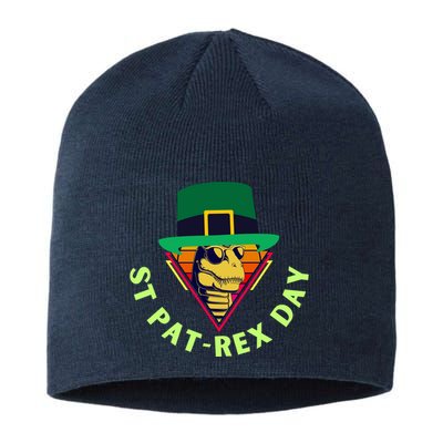St Patrex Day Funny St Patricks Day Sustainable Beanie