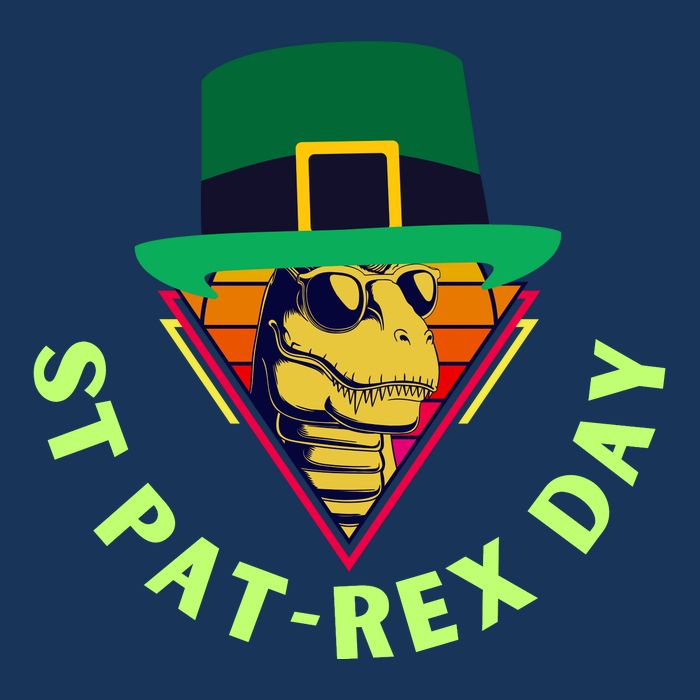 St Patrex Day Funny St Patricks Day Sustainable Beanie