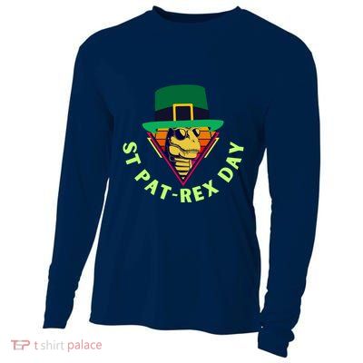 St Patrex Day Funny St Patricks Day Cooling Performance Long Sleeve Crew
