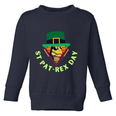 St Patrex Day Funny St Patricks Day Toddler Sweatshirt
