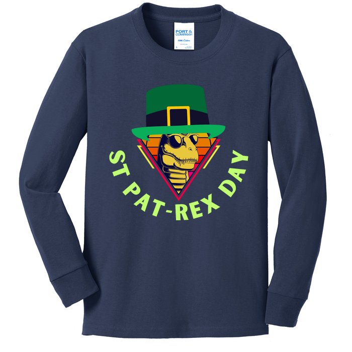 St Patrex Day Funny St Patricks Day Kids Long Sleeve Shirt