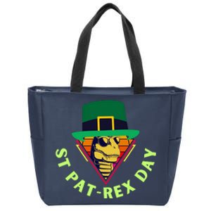 St Patrex Day Funny St Patricks Day Zip Tote Bag