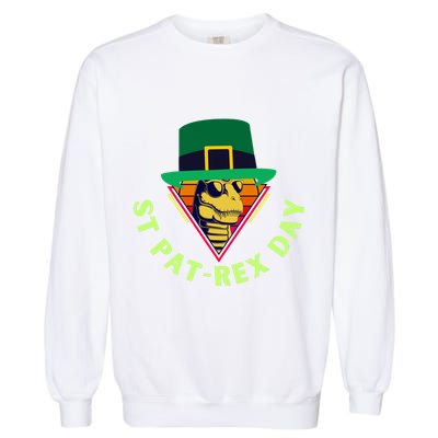 St Patrex Day Funny St Patricks Day Garment-Dyed Sweatshirt