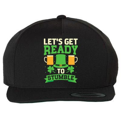 St Patricks Day Wool Snapback Cap