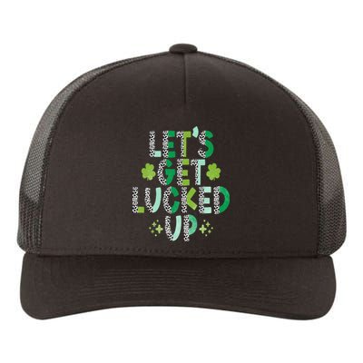 St. Patrick's Day Lets get Lucked up Yupoong Adult 5-Panel Trucker Hat