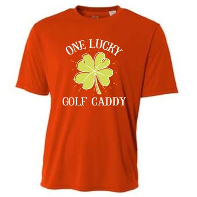 St Patricks Day Meaningful Gift Lucky Golf Caddy Gift Cute Gift Cooling Performance Crew T-Shirt