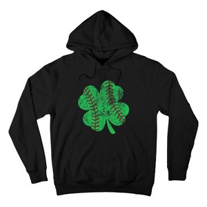 St Patricks Day Shamrock Baseball Saint Paddy's Hoodie