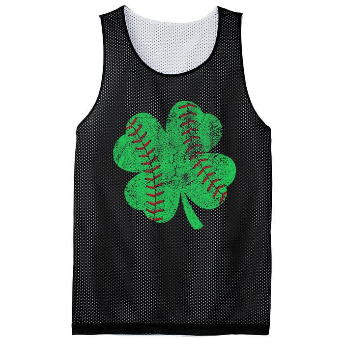 St Patricks Day Shamrock Baseball Saint Paddy's Mesh Reversible Basketball Jersey Tank