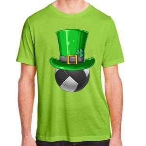 St Patrick's Day Volleyball Irish Volleyball Leprechaun Hat Cool Gift Adult ChromaSoft Performance T-Shirt