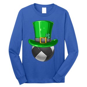 St Patrick's Day Volleyball Irish Volleyball Leprechaun Hat Cool Gift Long Sleeve Shirt