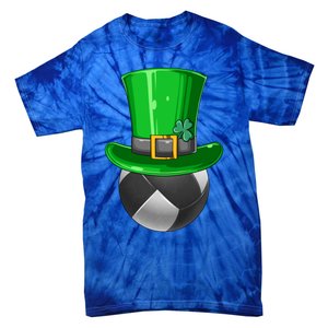 St Patrick's Day Volleyball Irish Volleyball Leprechaun Hat Cool Gift Tie-Dye T-Shirt