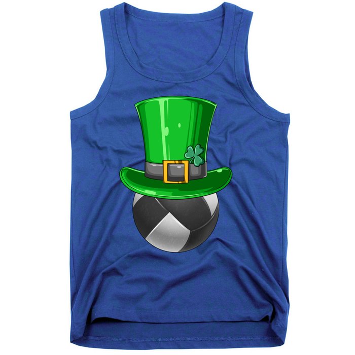 St Patrick's Day Volleyball Irish Volleyball Leprechaun Hat Cool Gift Tank Top