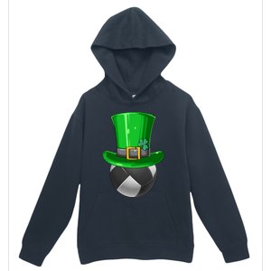 St Patrick's Day Volleyball Irish Volleyball Leprechaun Hat Cool Gift Urban Pullover Hoodie