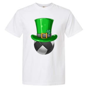 St Patrick's Day Volleyball Irish Volleyball Leprechaun Hat Cool Gift Garment-Dyed Heavyweight T-Shirt