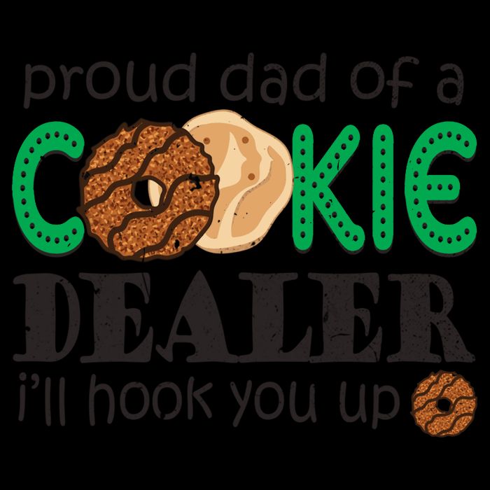 Scout Proud Dad Of A Cookie Dealer Girl Troop Leader Pullover Hoodie Impact Tech Backpack
