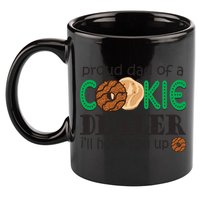Scout Proud Dad Of A Cookie Dealer Girl Troop Leader Pullover Hoodie 11oz C Handle Ceramic Mug