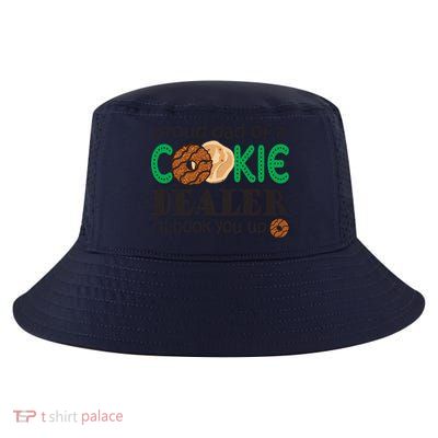 Scout Proud Dad Of A Cookie Dealer Girl Troop Leader Pullover Hoodie Cool Comfort Performance Bucket Hat