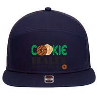 Scout Proud Dad Of A Cookie Dealer Girl Troop Leader Pullover Hoodie 7 Panel Mesh Trucker Snapback Hat