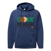 Scout Proud Dad Of A Cookie Dealer Girl Troop Leader Pullover Hoodie Performance Fleece Hoodie