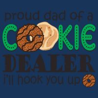 Scout Proud Dad Of A Cookie Dealer Girl Troop Leader Pullover Hoodie Cooling Performance Crew T-Shirt