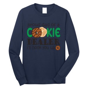 Scout Proud Dad Of A Cookie Dealer Girl Troop Leader Pullover Hoodie Long Sleeve Shirt