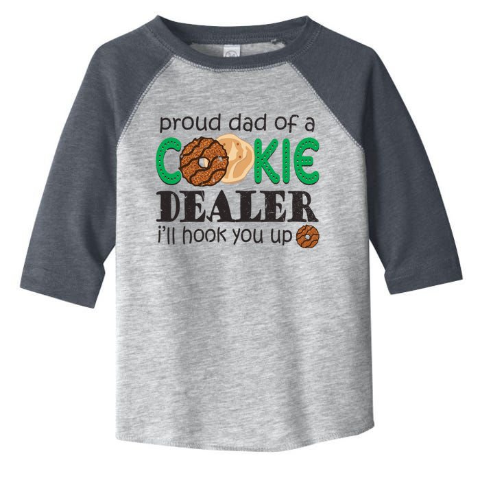 Scout Proud Dad Of A Cookie Dealer Girl Troop Leader Pullover Hoodie Toddler Fine Jersey T-Shirt