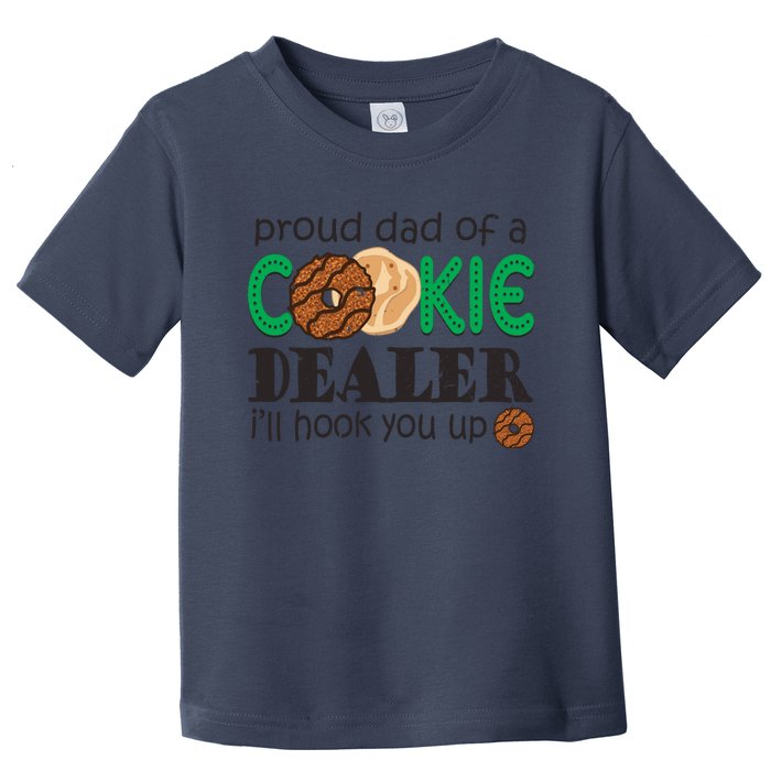 Scout Proud Dad Of A Cookie Dealer Girl Troop Leader Pullover Hoodie Toddler T-Shirt