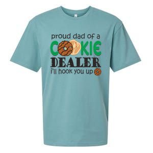 Scout Proud Dad Of A Cookie Dealer Girl Troop Leader Pullover Hoodie Sueded Cloud Jersey T-Shirt