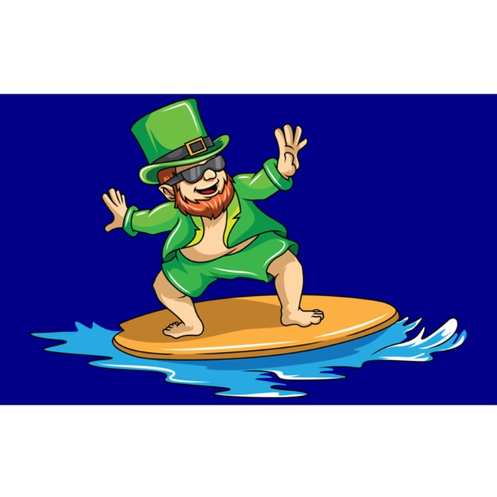 St Patricks Day Surfing Leprechaun St Patricks Day Surf Meaningful Gift Bumper Sticker