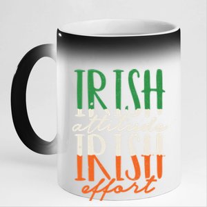 St Patricks Day Catholic School Sports Meaningful Gift 11oz Black Color Changing Mug