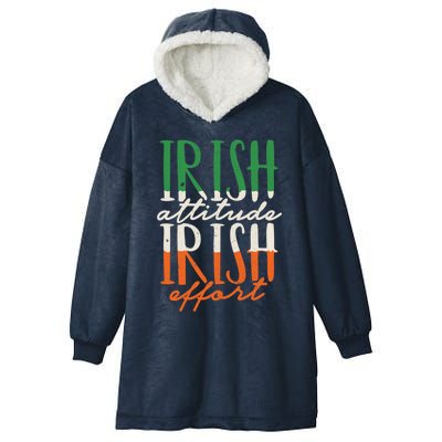 St Patricks Day Catholic School Sports Meaningful Gift Hooded Wearable Blanket