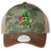 St. Patrick's Day Funny Lucky Pickleball Irish Shamrock Legacy Tie Dye Trucker Hat