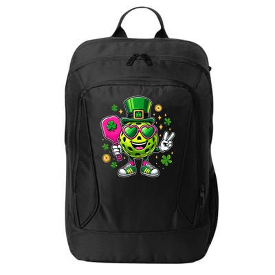St. Patrick's Day Funny Lucky Pickleball Irish Shamrock City Backpack