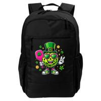 St. Patrick's Day Funny Lucky Pickleball Irish Shamrock Backpack