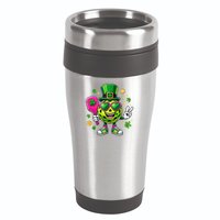 St. Patrick's Day Funny Lucky Pickleball Irish Shamrock 16oz Travel Tumbler