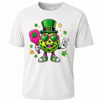 St. Patrick's Day Funny Lucky Pickleball Irish Shamrock Performance Shirt