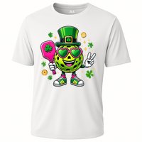 St. Patrick's Day Funny Lucky Pickleball Irish Shamrock Performance Shirt