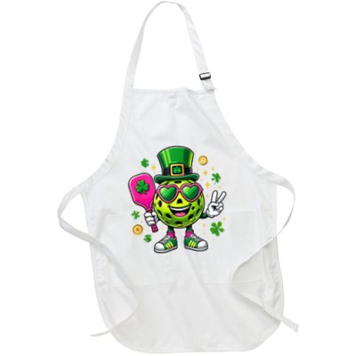 St. Patrick's Day Funny Lucky Pickleball Irish Shamrock Apron